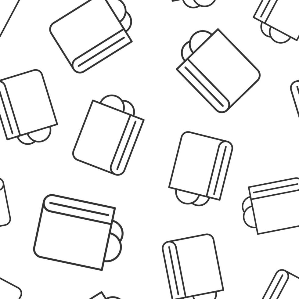 Einkaufstasche-Symbol im flachen Stil. Handtaschenzeichen-Vektorillustration auf weißem lokalisiertem Hintergrund. Paket Musterdesign Geschäftskonzept. vektor