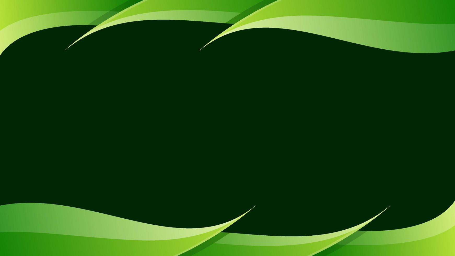 moderner Hintergrund mit grünem Farbverlauf vektor