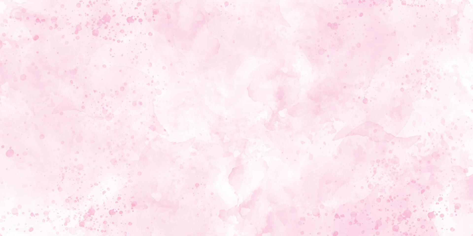 weicher rosa Aquarellhintergrund, Farbspritzer, Aquarell abstrakte nasse Hand gezeichnet für Tapete, Kartengruß, Plakat, Design, Abdeckung, Einladung. Vektor-Illustration vektor