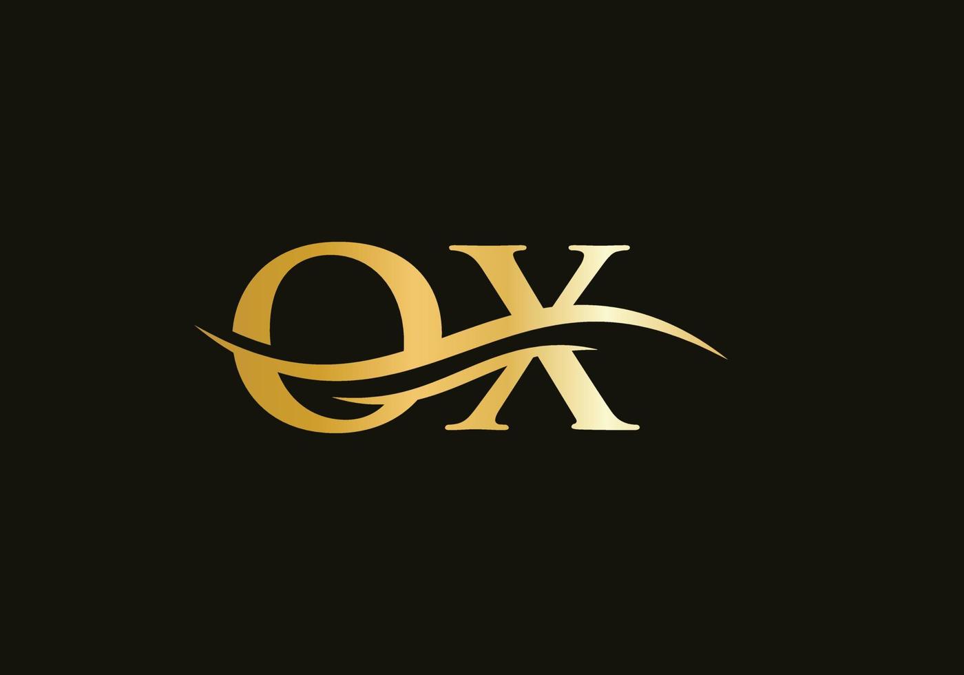 första oxe brev länkad logotyp vektor mall. susa brev oxe logotyp design. oxe logotyp design vektor