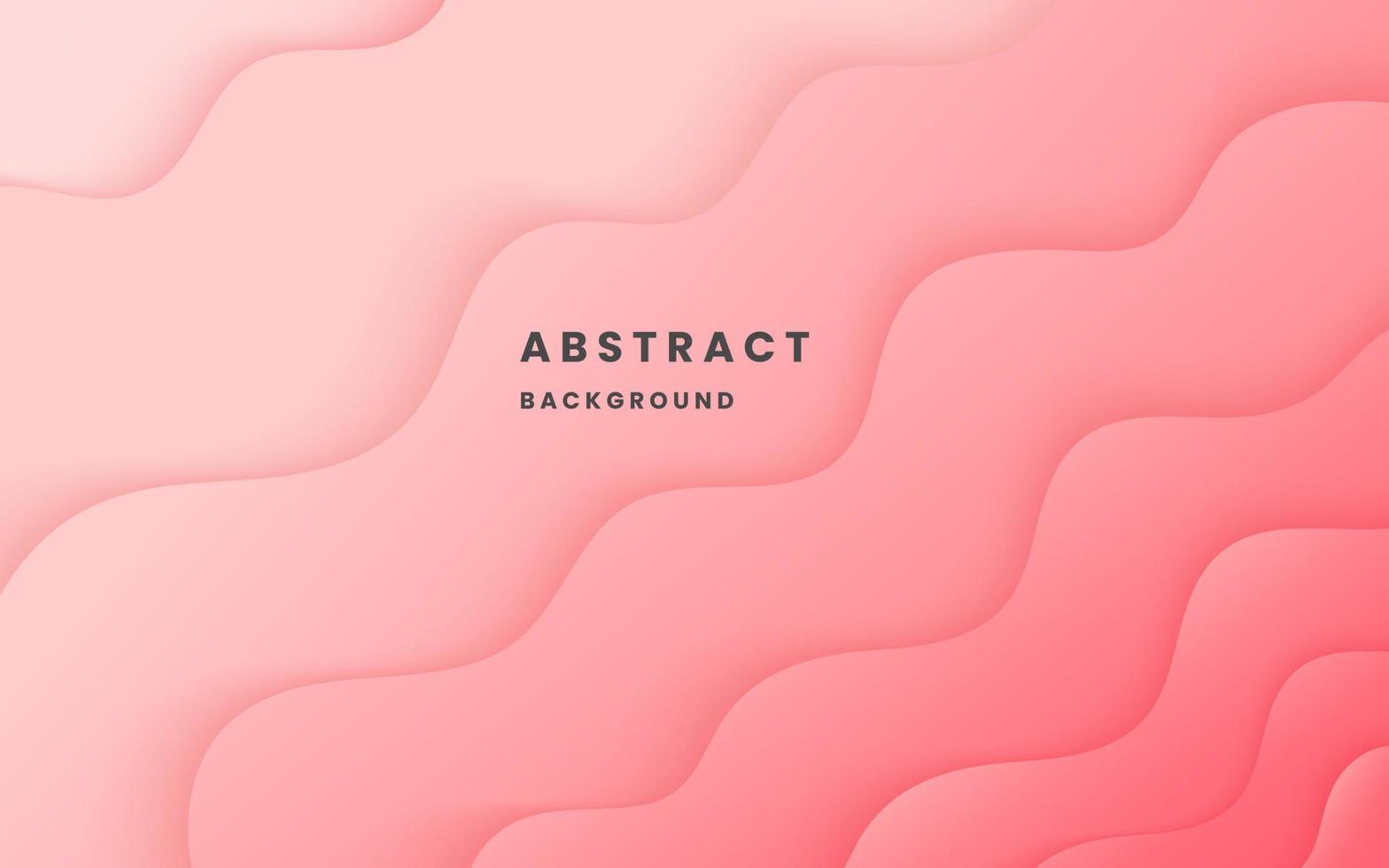 rosa lutning bakgrund dynamisk vågig ljus och skugga. flytande dynamisk former abstrakt sammansättning. modern elegant design bakgrund. illustration vektor 10 eps.