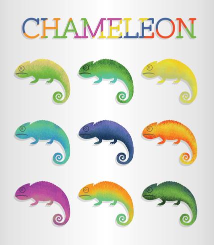 Gratis Chameleon Vector