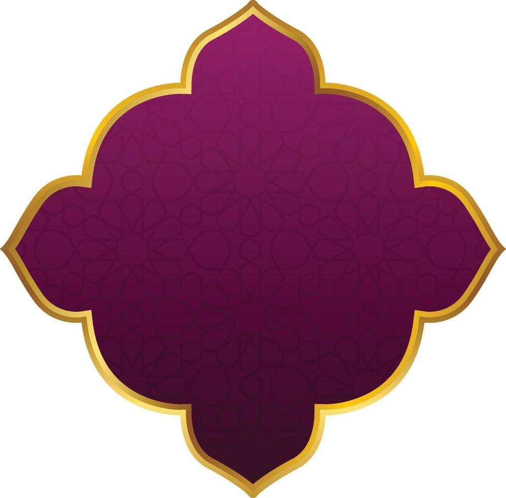 satz von luxuriösen goldenen arabischen islamischen banner titelrahmen png transparenter hintergrund gold textfeld vektor design bilder