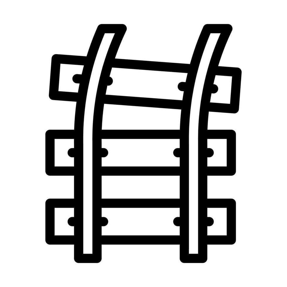 Eisenbahnlinie Symbol Vektor Illustration