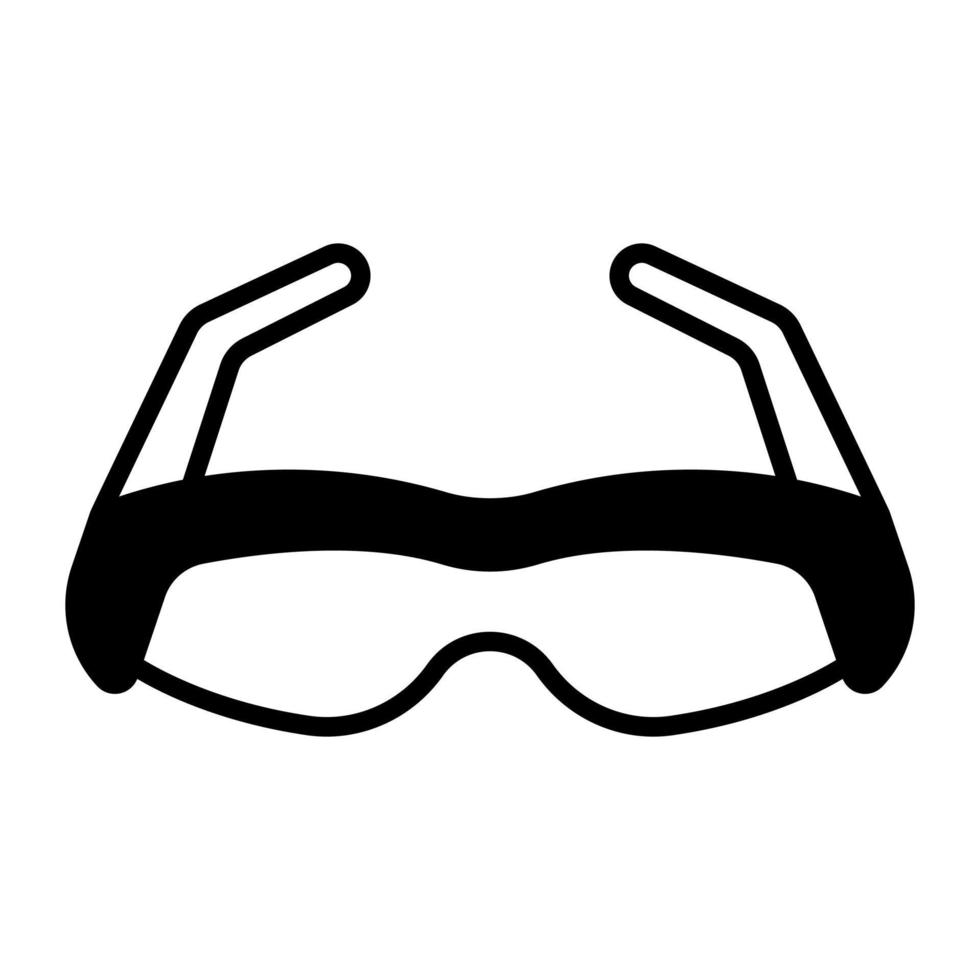 trendiger vektor von sonnenbrillen im modernen stil, schutzbrillen
