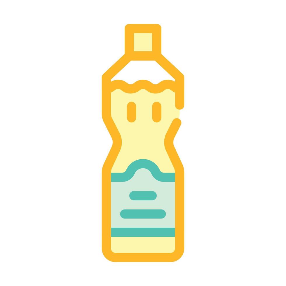 Olivenöl Flasche Farbe Symbol Vektor Illustration