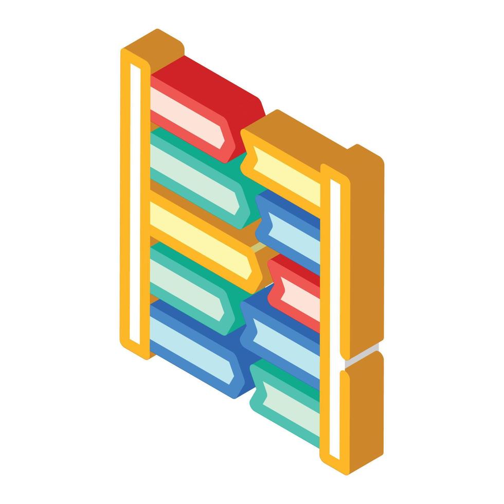 dna testning isometrisk ikon vektor isolerat illustration