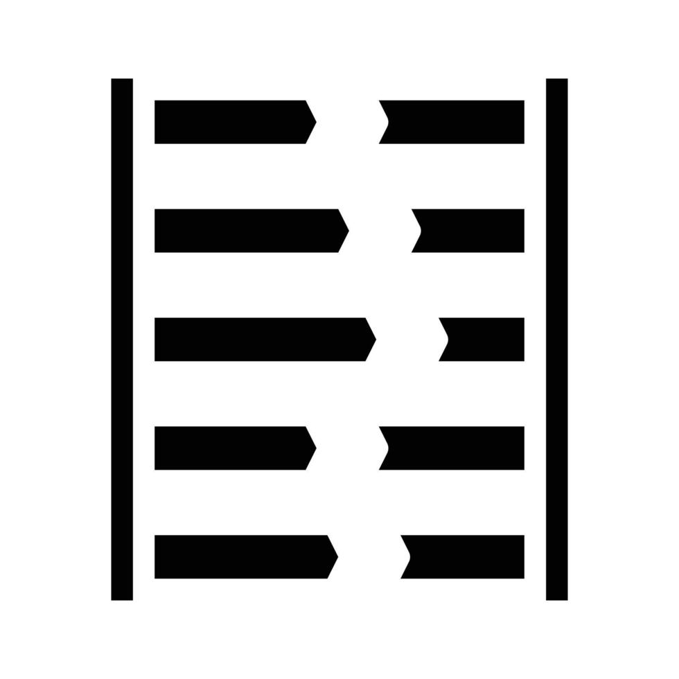 dna-test glyph icon vektor isolierte illustration