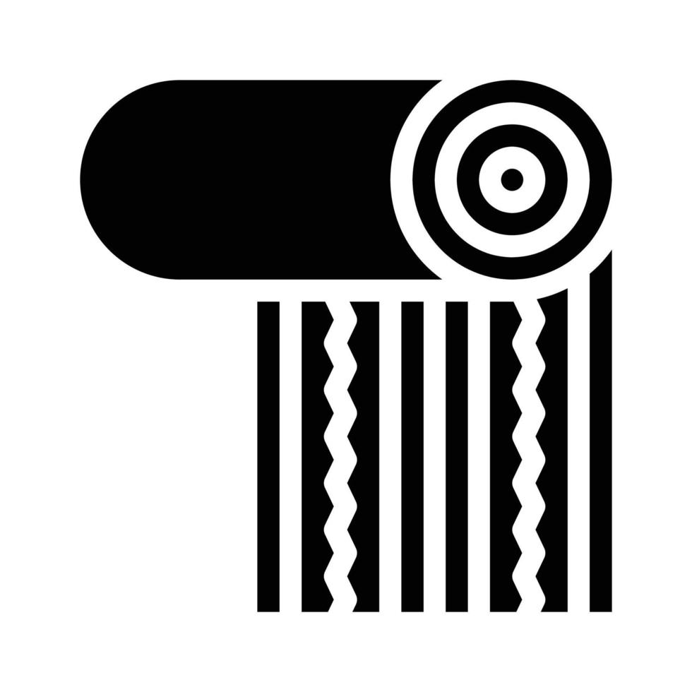 tapetsering renovering glyf ikon vektor illustration isolerat
