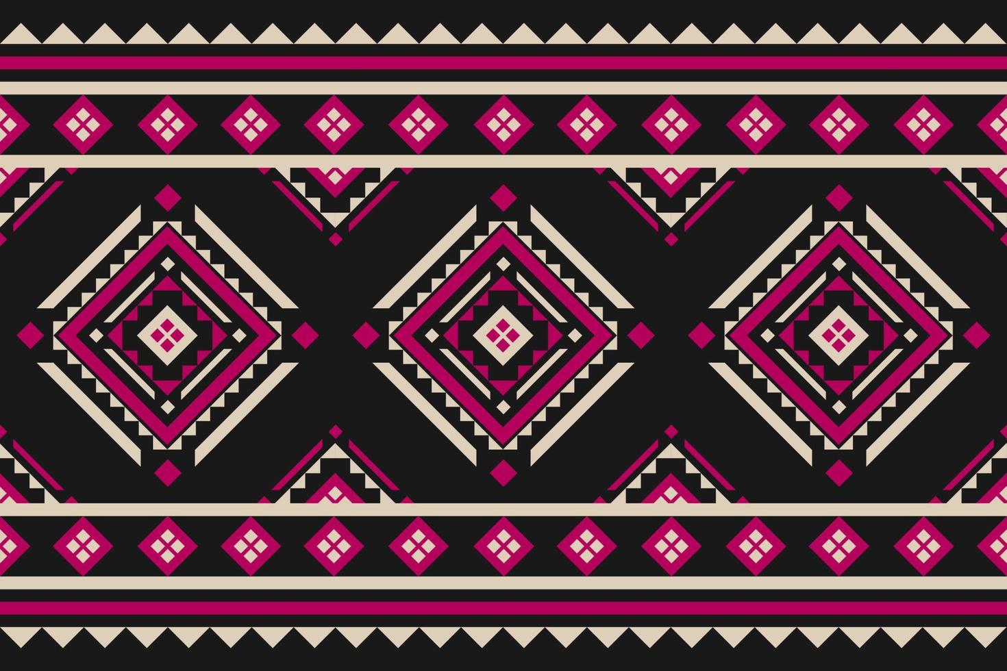 teppich ethnisches stammesmuster kunst. geometrisches ethnisches nahtloses Muster im Stammes-. mexikanischer Stil. vektor