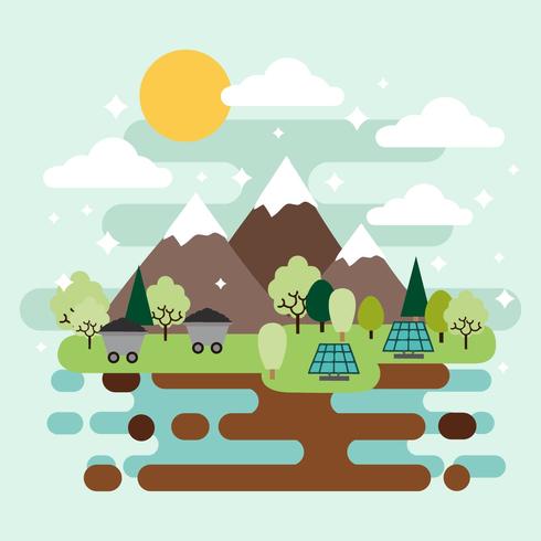 Gratis Green Natural Resources Design Vector