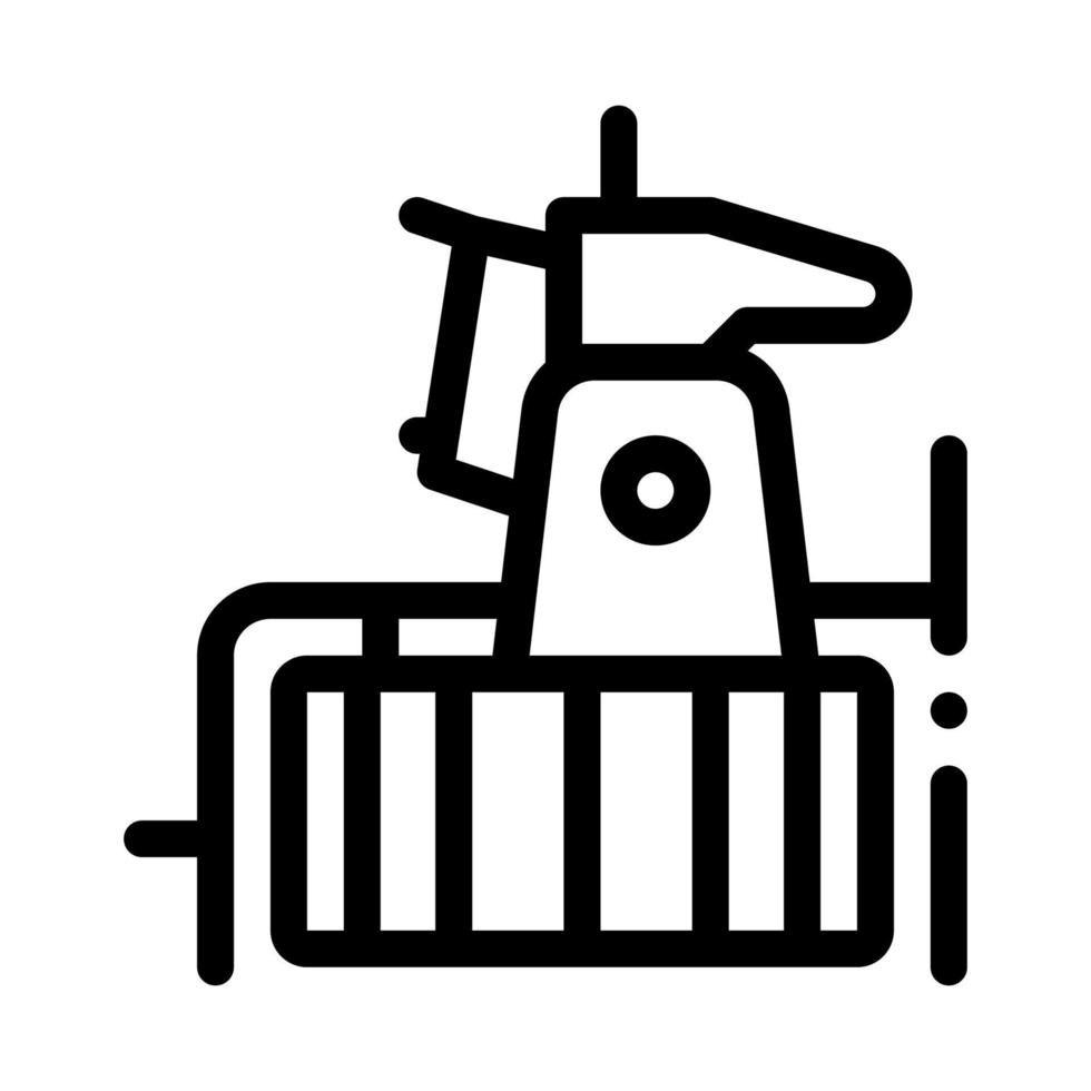 Abflussreinigungsinstrument Symbol Vektor Umriss Illustration