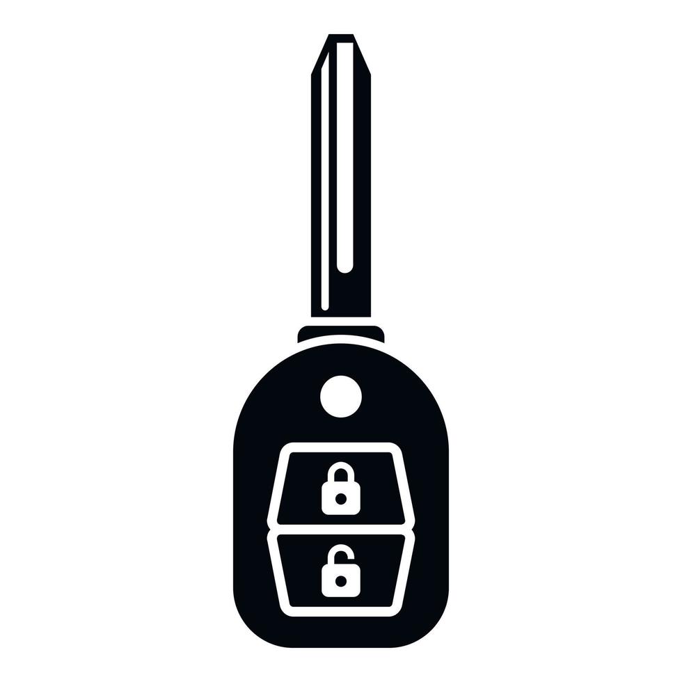 Transport Smart Key Symbol einfachen Vektor. Auto-Taste vektor