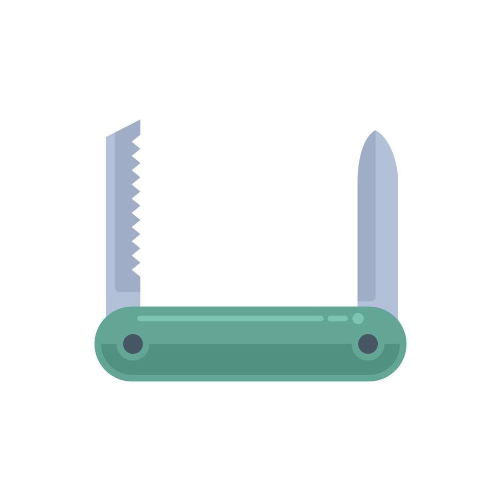 armén verktyg ikon platt vektor. kniv multiverktyg vektor