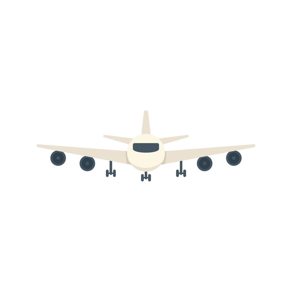 flygplan ikon platt vektor. flygplats överföra vektor