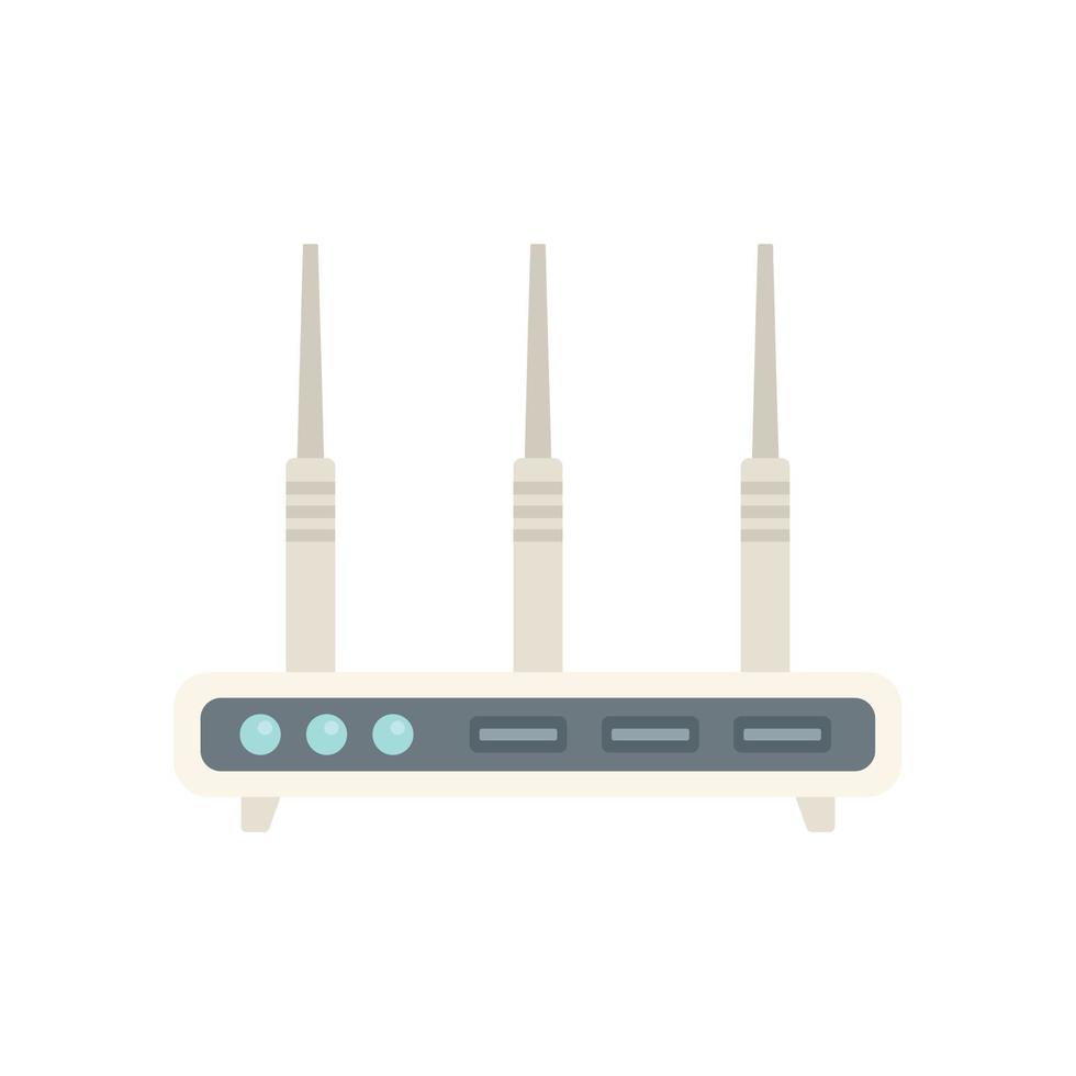 Switch-Modem-Symbol flacher Vektor. Kabelloses Gerät vektor