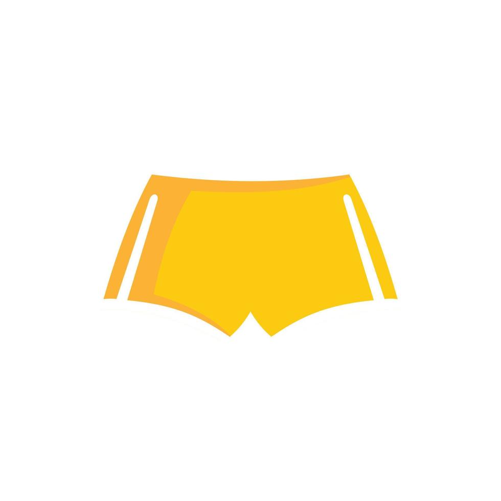 kasta shorts ikon, platt stil vektor