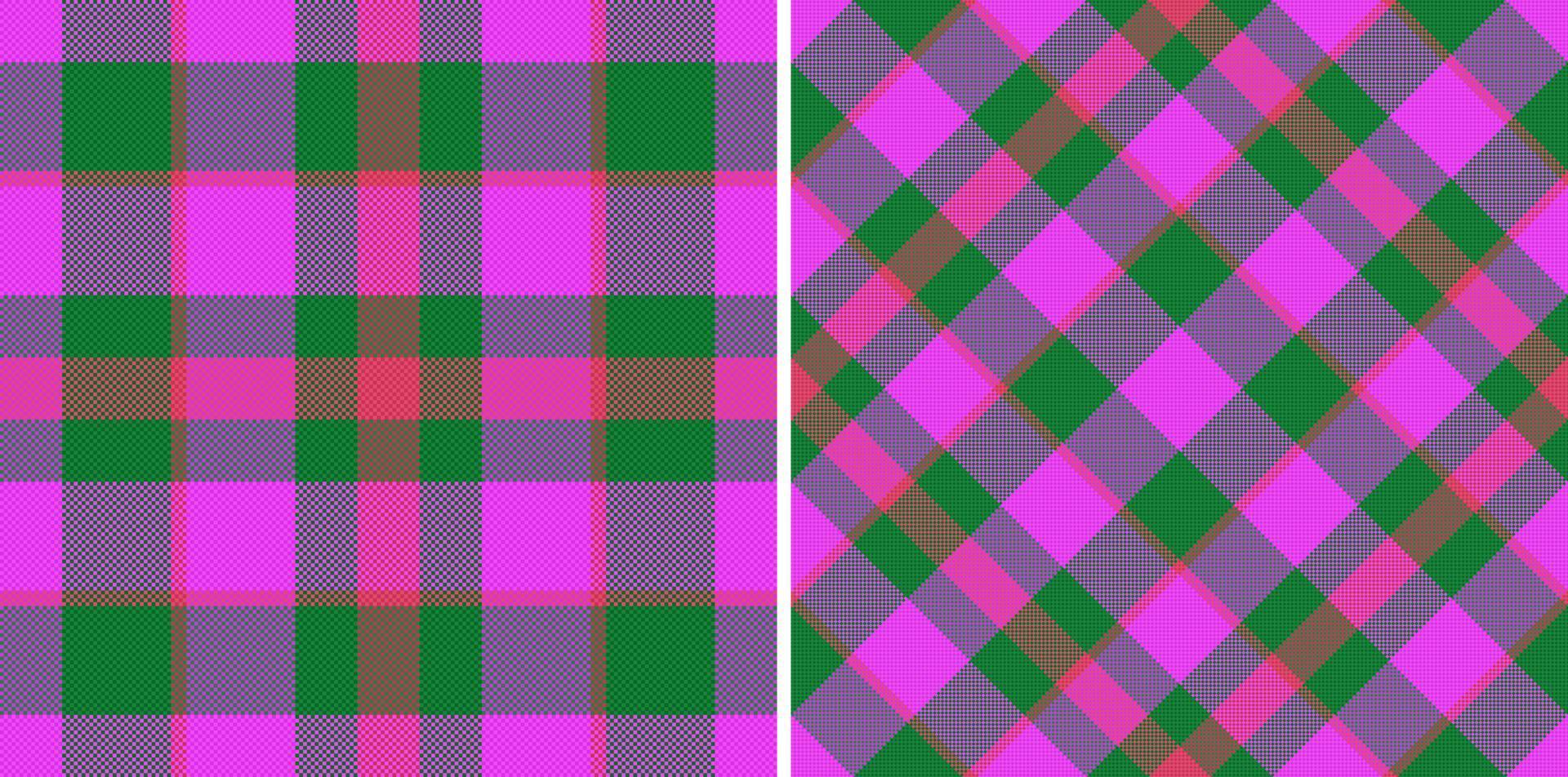 Hintergrund nahtlose Überprüfung. textiler Schottenstoff. Plaid-Vektor-Muster-Textur. vektor