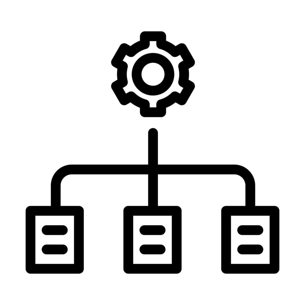 Workflow-Icon-Design vektor