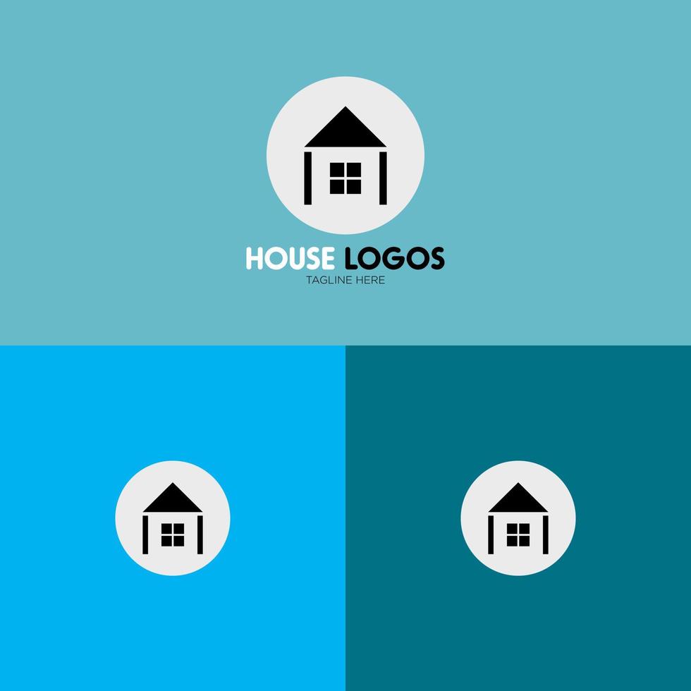 hus logotyp design mall vektor vektor formatering