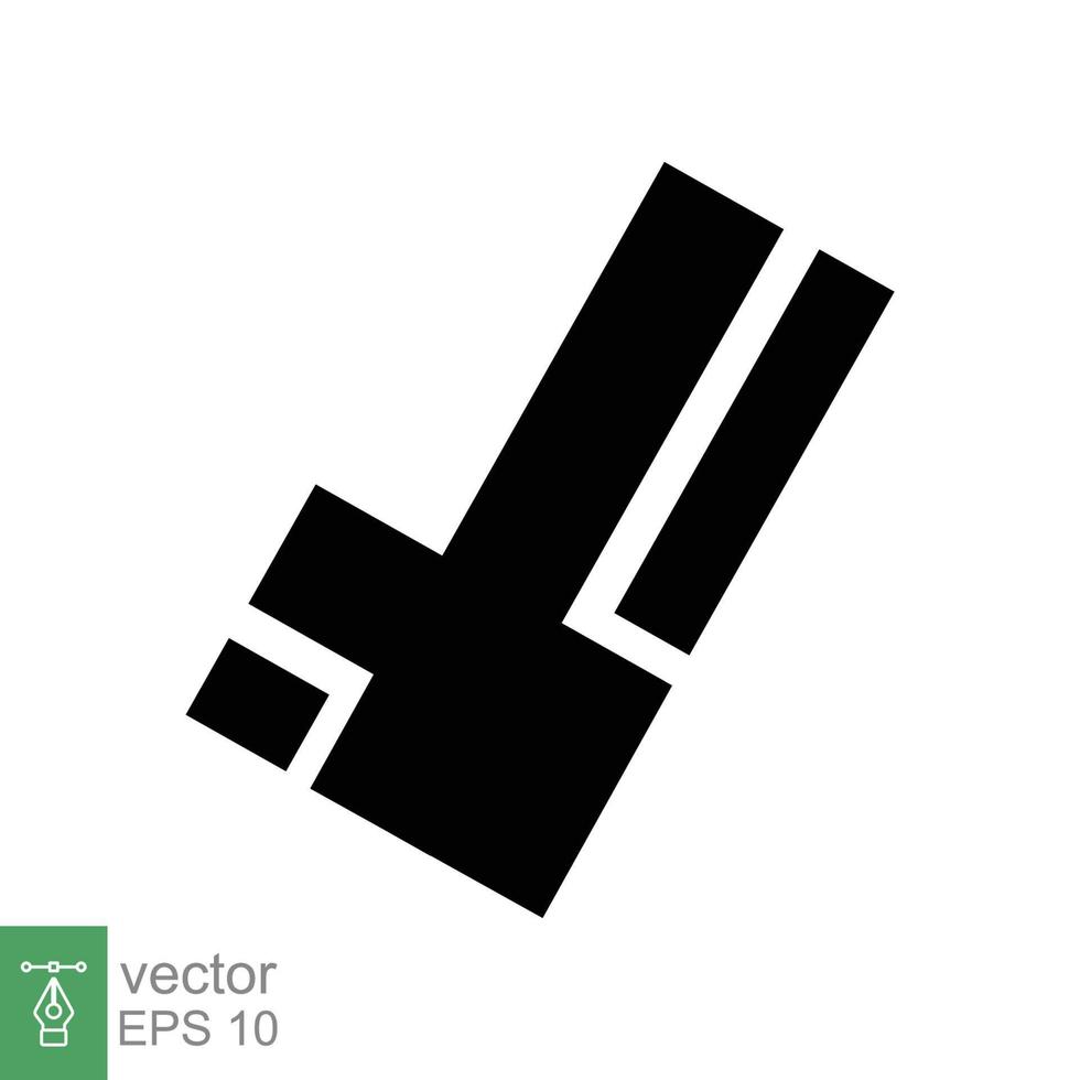 kolla upp mark ikon. enkel platt stil. bock tecken, bock, korrekt symbol, godkänd begrepp. vektor illustration design isolerat på vit bakgrund. eps 10.