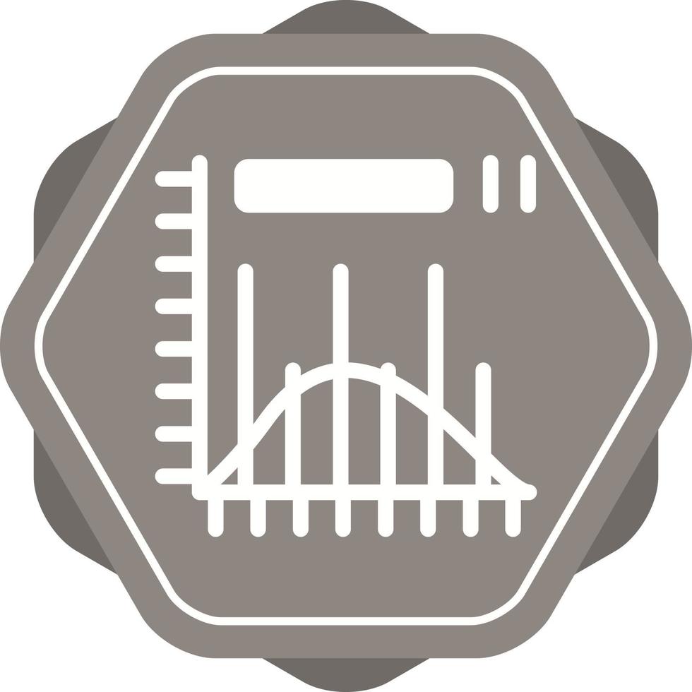 histogram vektor ikon