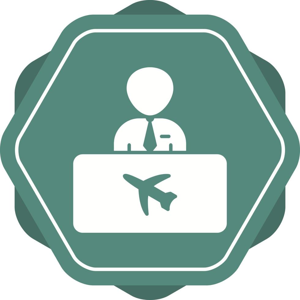 flyg information vektor ikon