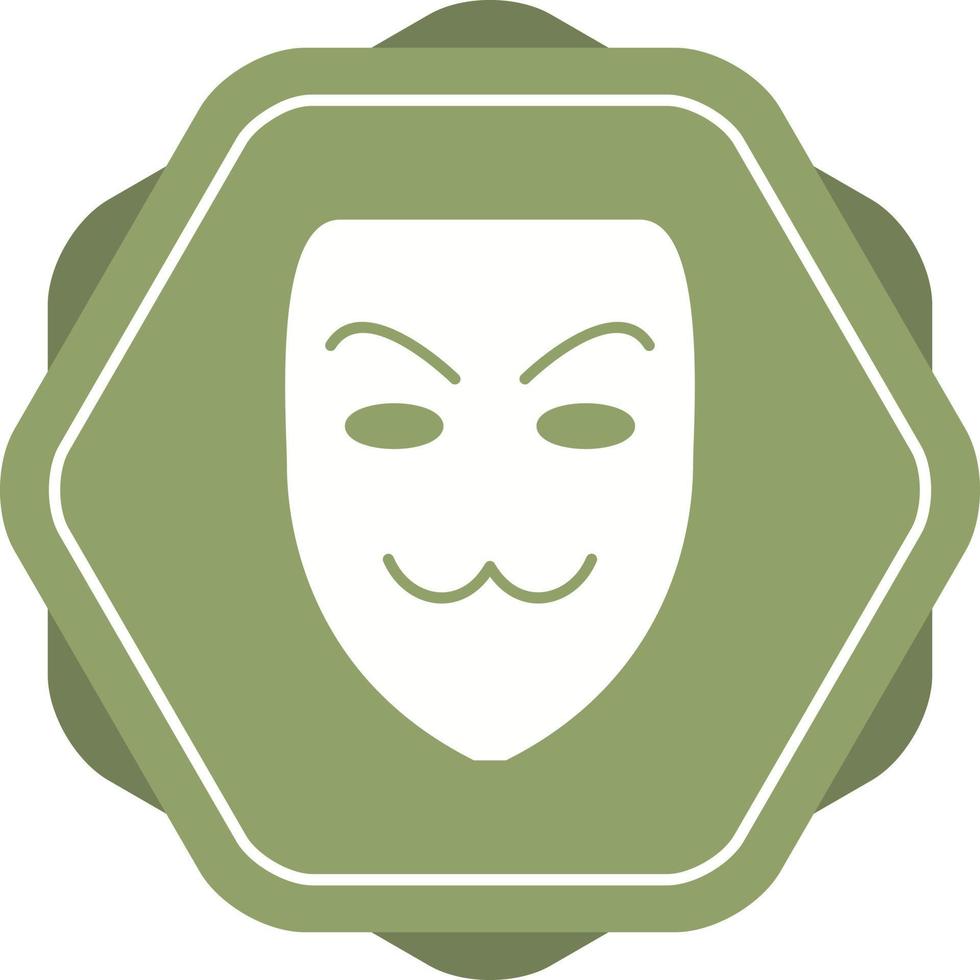 Hacker-Maskenvektor-Symbol vektor