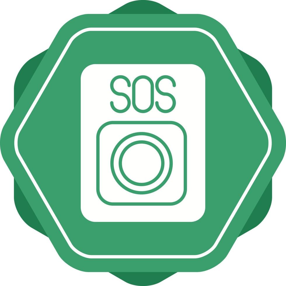 SOS-Vektorsymbol vektor