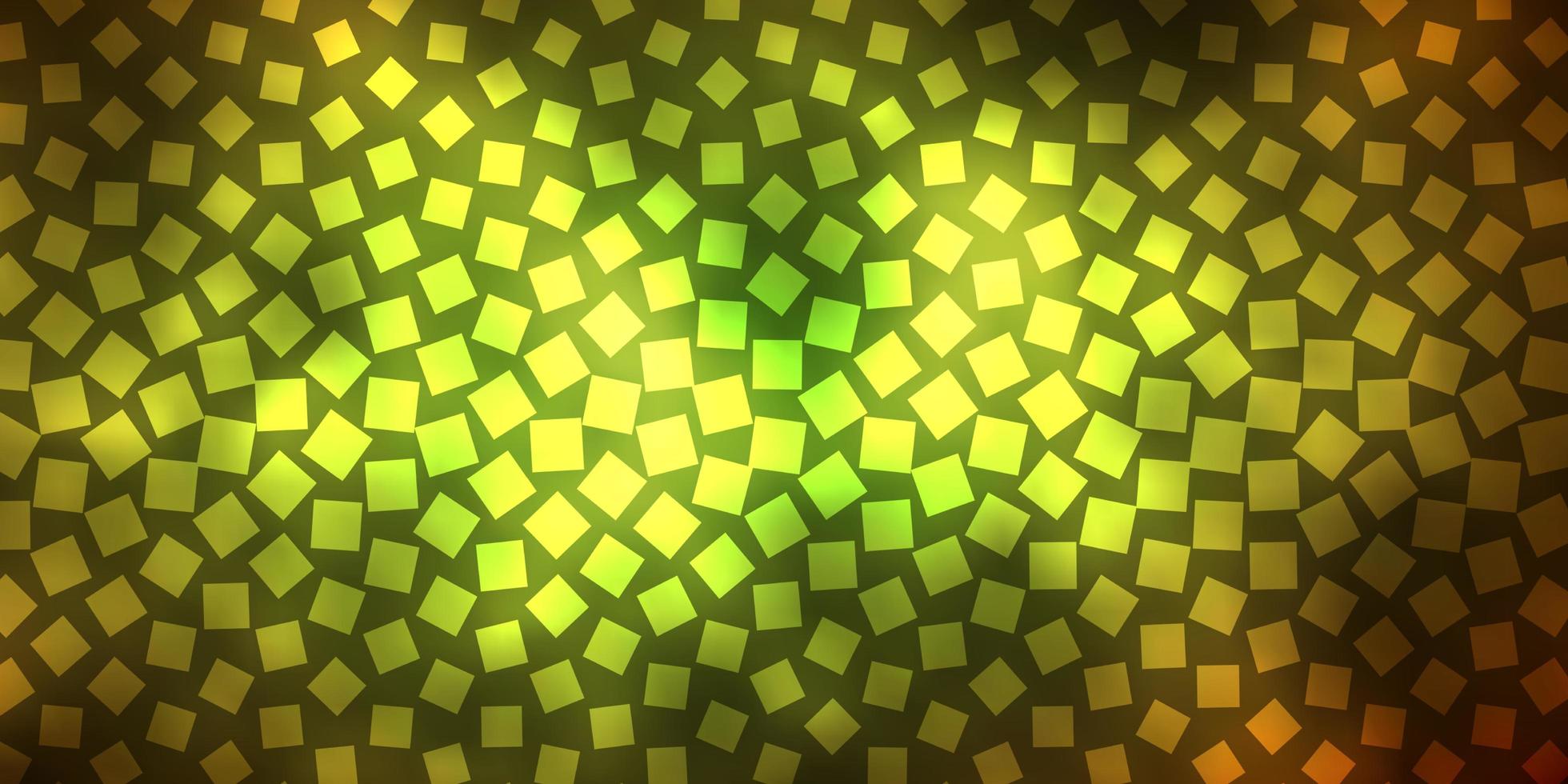 mörkgrön, gul bakgrund med rektanglar. vektor