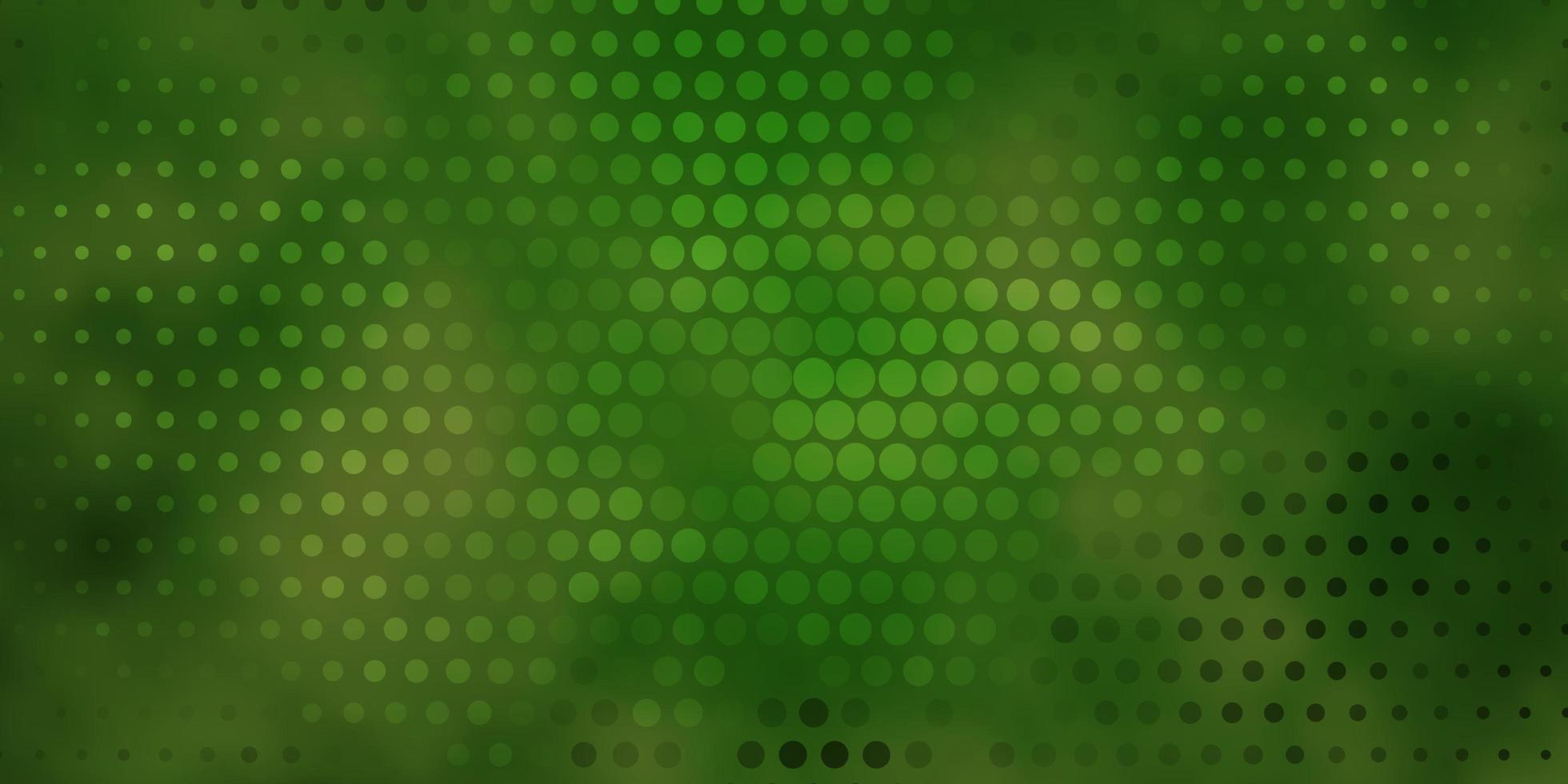 dunkelgrüner Hintergrund mit Kreisen. vektor