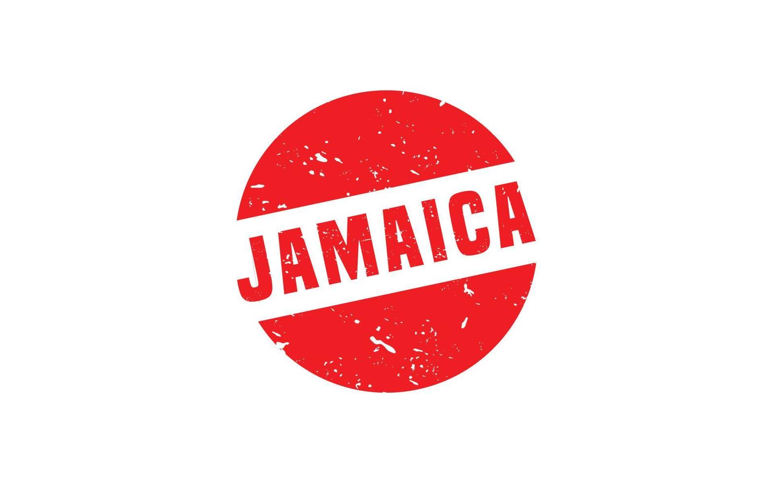 jamaica stämpel sudd med grunge stil på vit bakgrund vektor