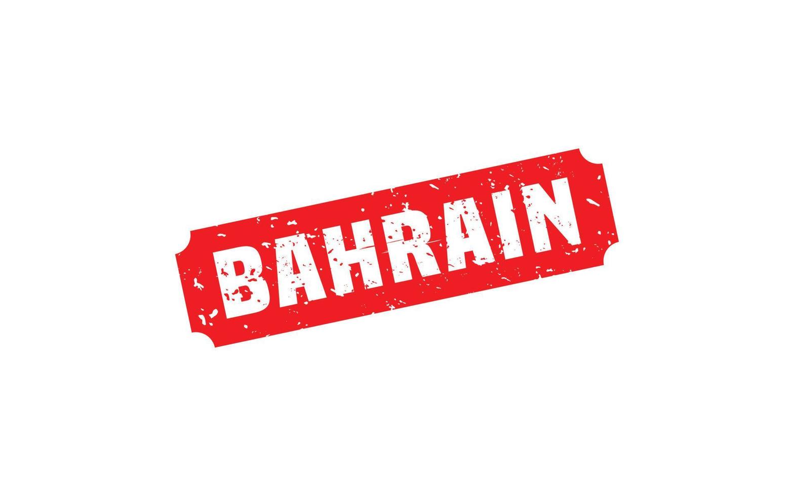 bahrain stämpel sudd med grunge stil på vit bakgrund vektor