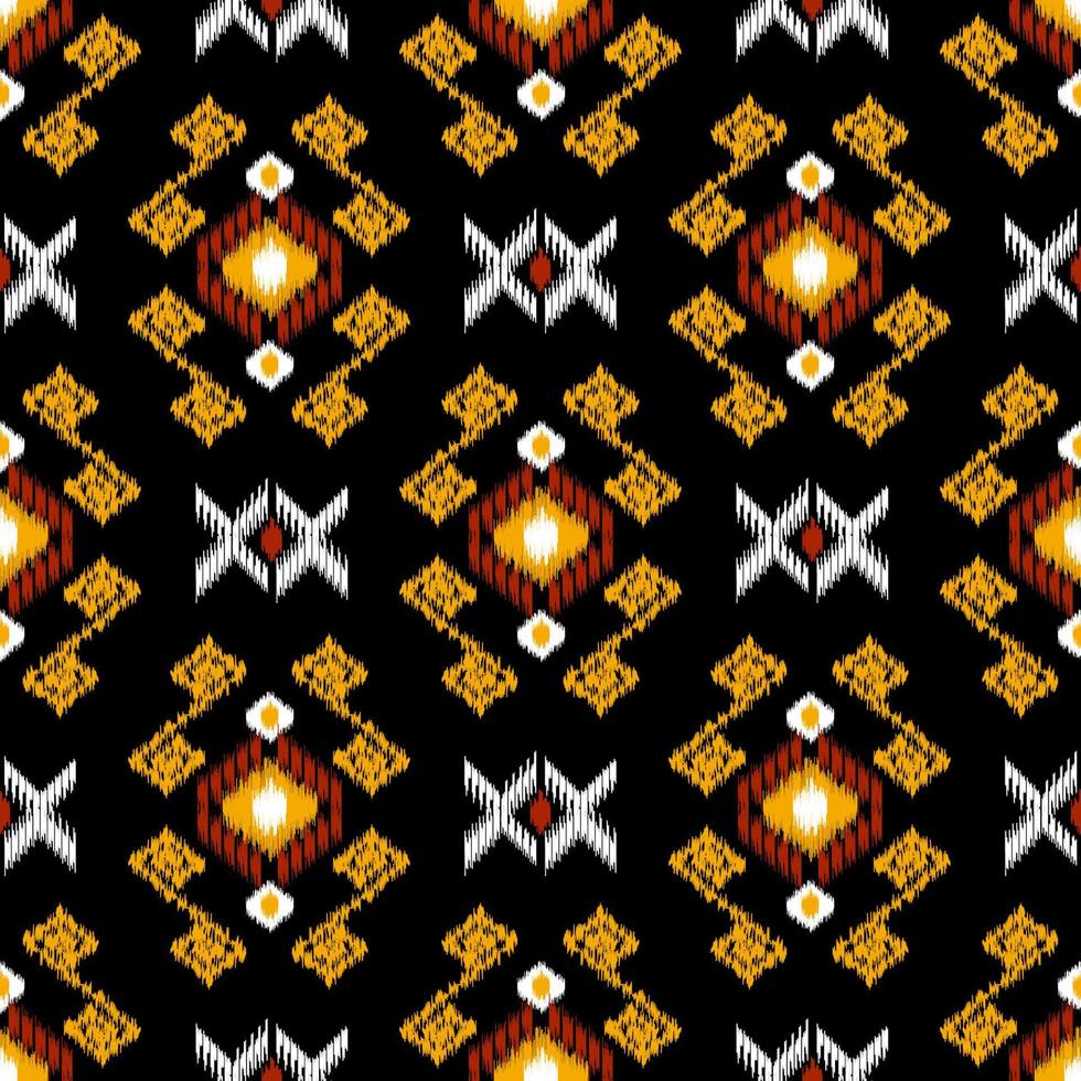 geometrisches ethnisches muster nahtlose blumenfarbe orientalisch. hintergrund, design für stoff, vorhang, teppich, tapete, kleidung, verpackung, batik, vektorillustration, teppich. vektor