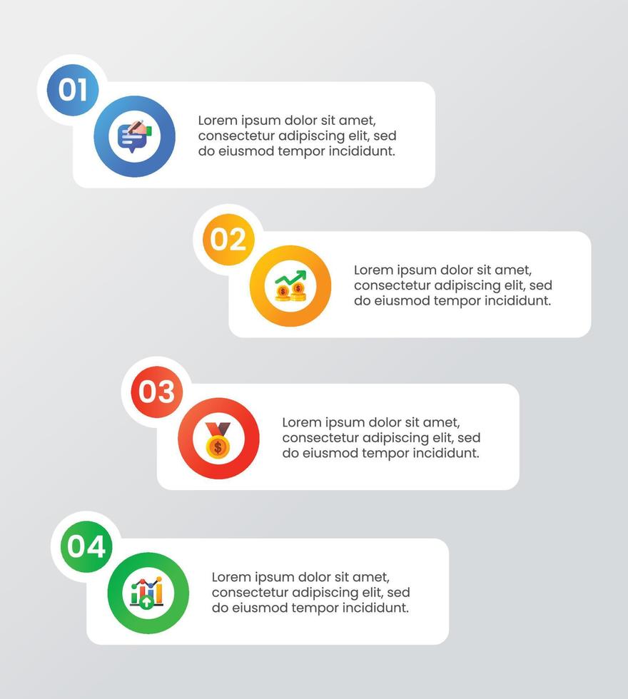 Infografik-Business-Template-Design vektor