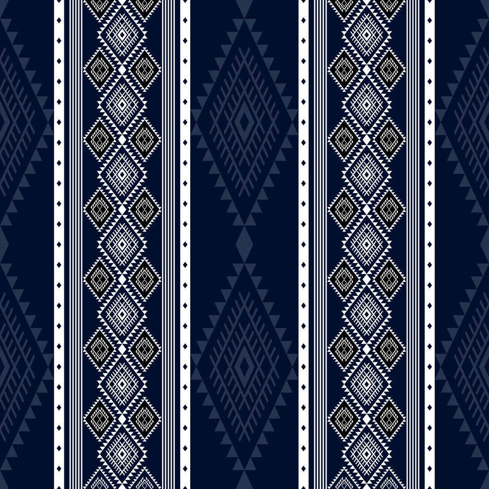 geometrisk etnisk orientalisk sömlös mönster traditionell design för bakgrund, matta, tapet, Kläder, omslag, batik, tyg, vektor, illustration, broderi stil. vektor