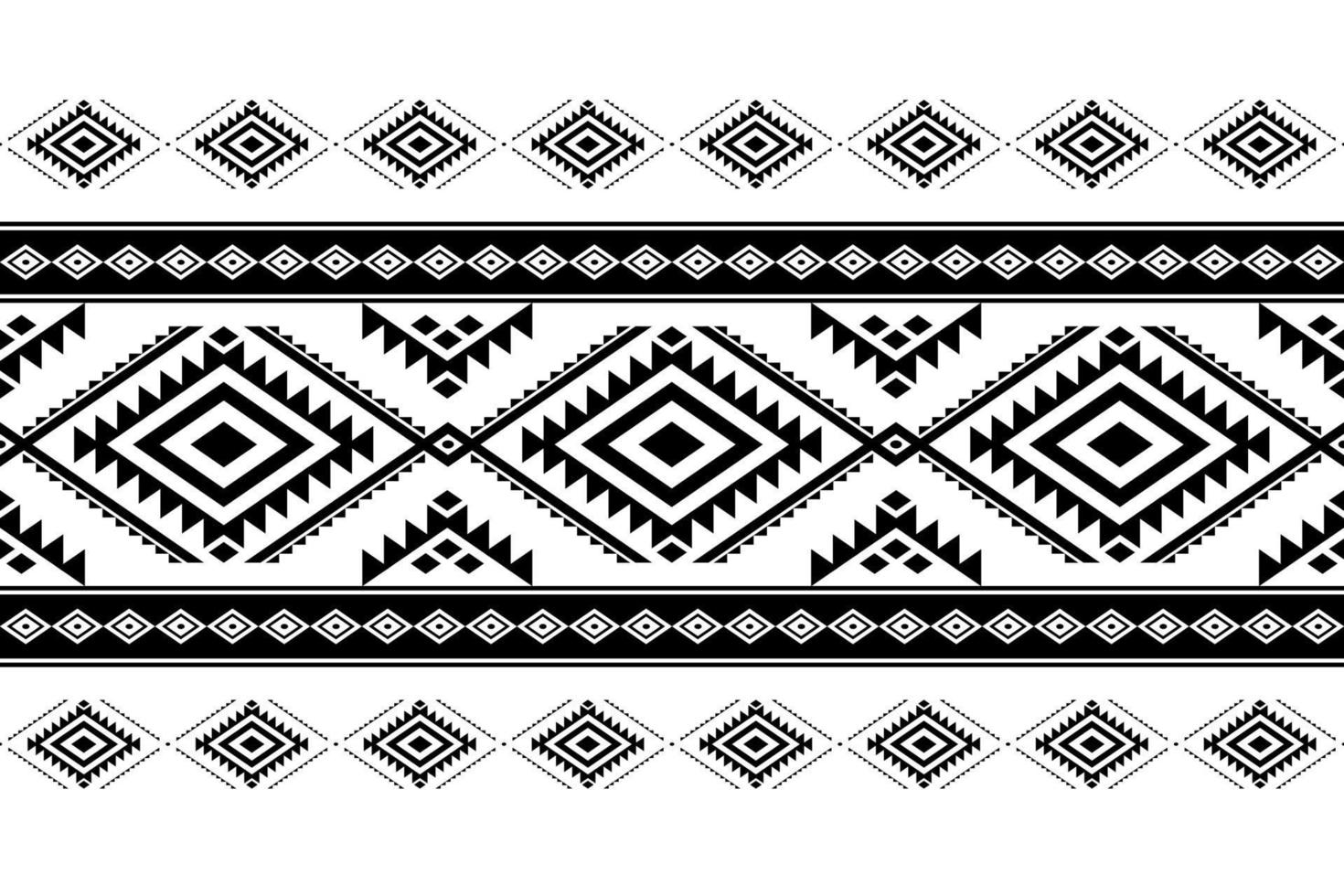 geometrisk etnisk orientalisk sömlös mönster traditionell design för bakgrund, matta, tapet, Kläder, omslag, batik, tyg, vektor, illustration, broderi stil. vektor