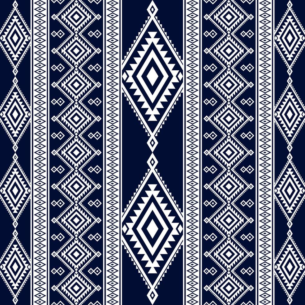 geometrisk etnisk orientalisk sömlös mönster traditionell design för bakgrund, matta, tapet, Kläder, omslag, batik, tyg, vektor, illustration, broderi stil. vektor
