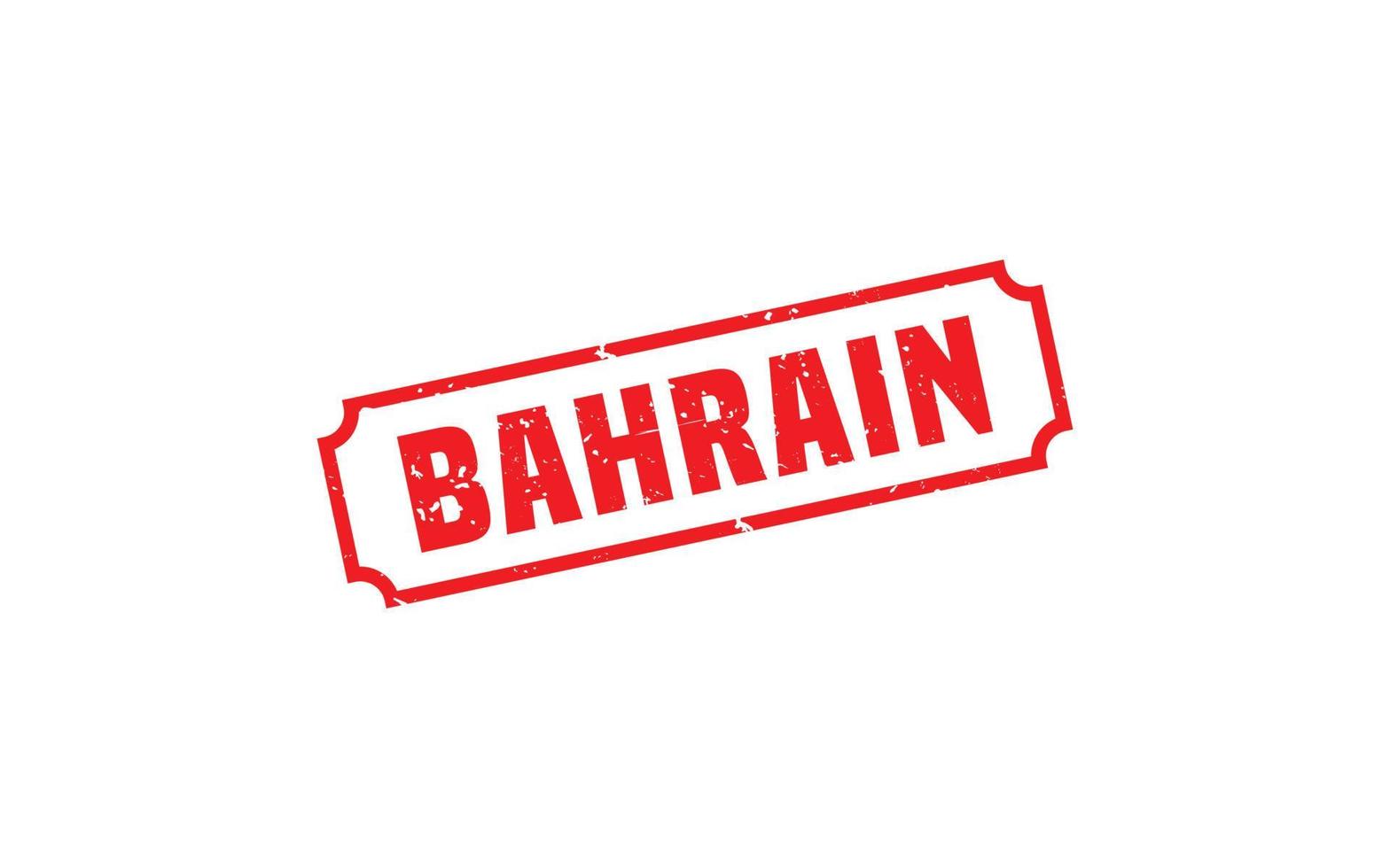 Bahrain-Stempelgummi mit Grunge-Stil auf weißem Hintergrund vektor