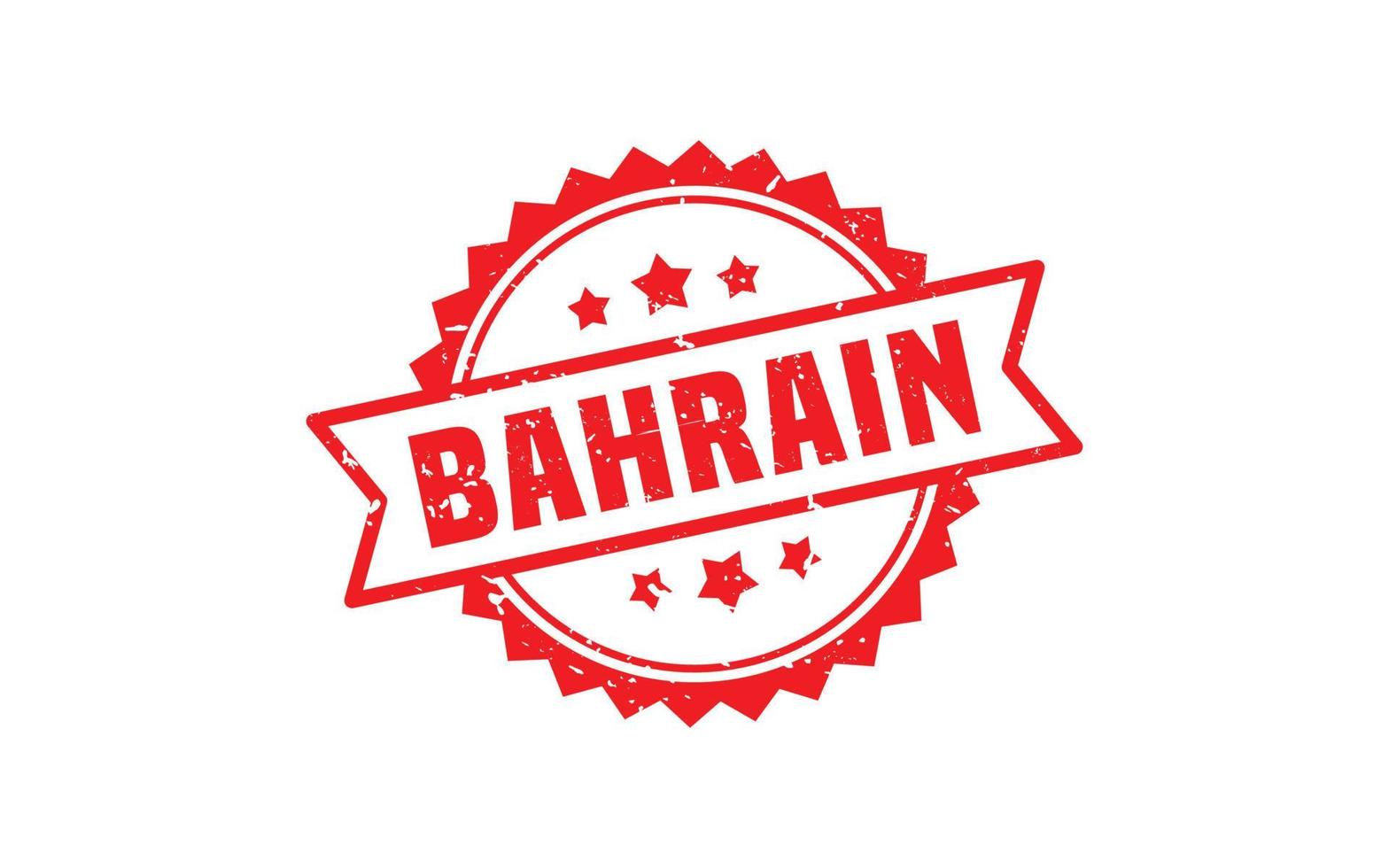 bahrain stämpel sudd med grunge stil på vit bakgrund vektor