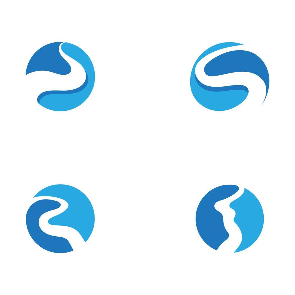 flod vektor ikon illustration