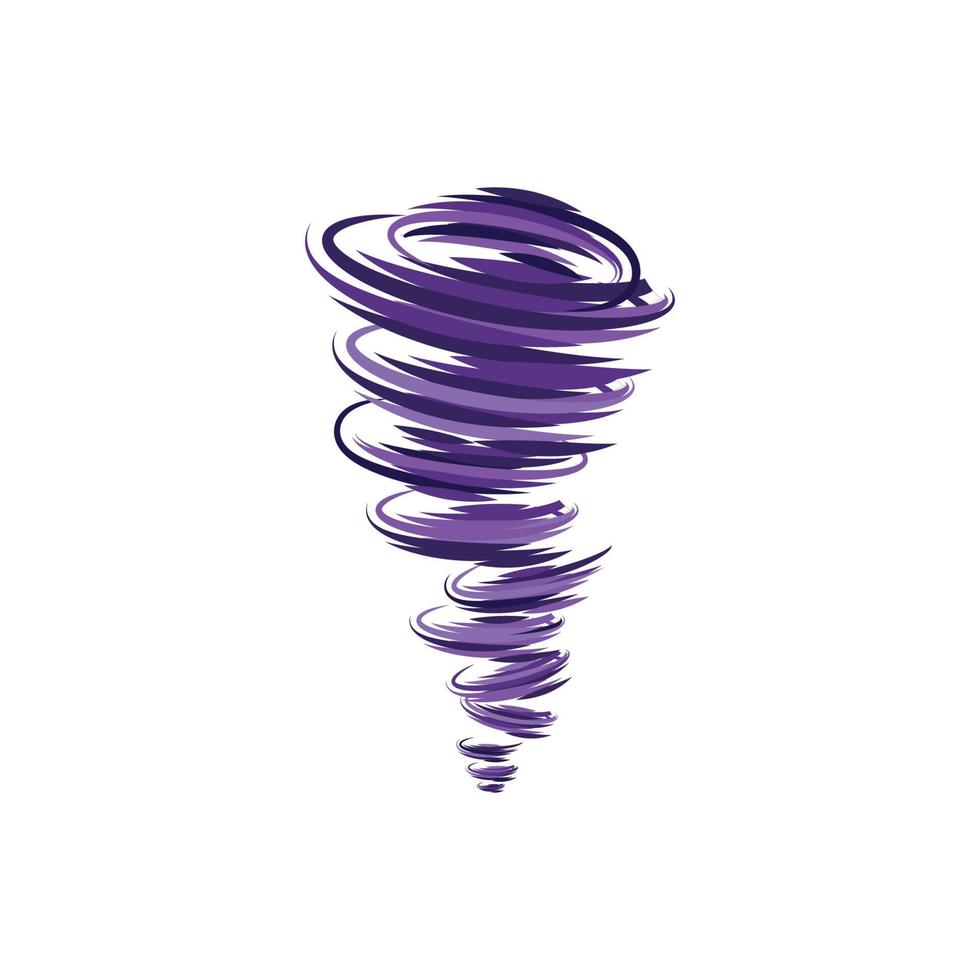 Tornadosymbolvektorillustration vektor