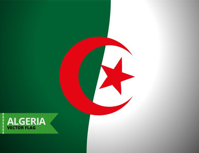 Vektor-Algerien-Flagge vektor