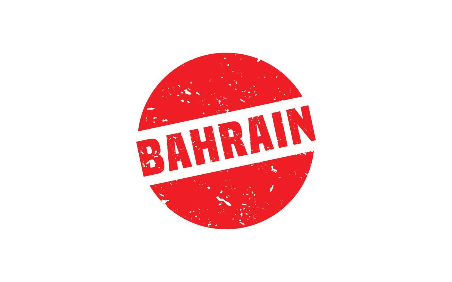 Bahrain-Stempelgummi mit Grunge-Stil auf weißem Hintergrund vektor