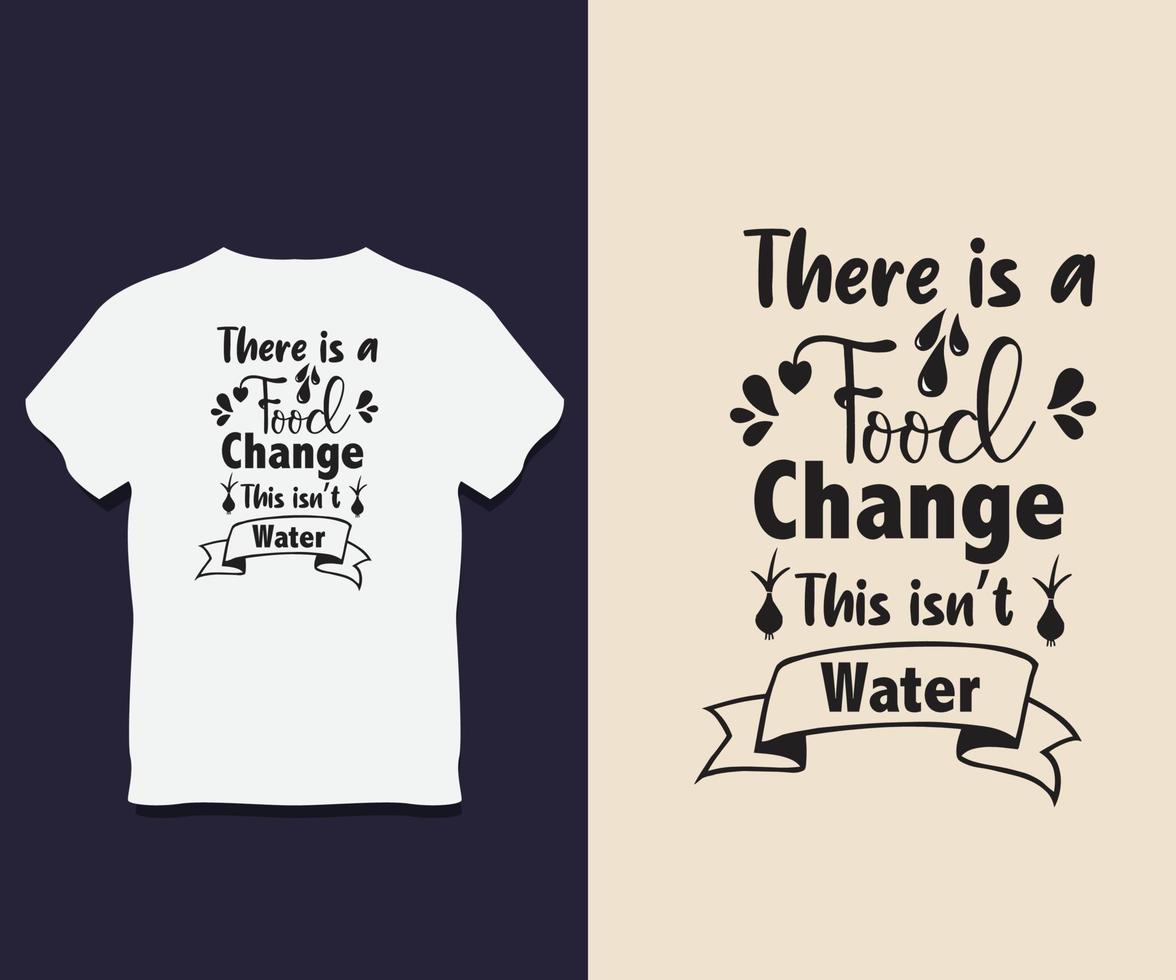 wassertag typografie t-shirt design vektor