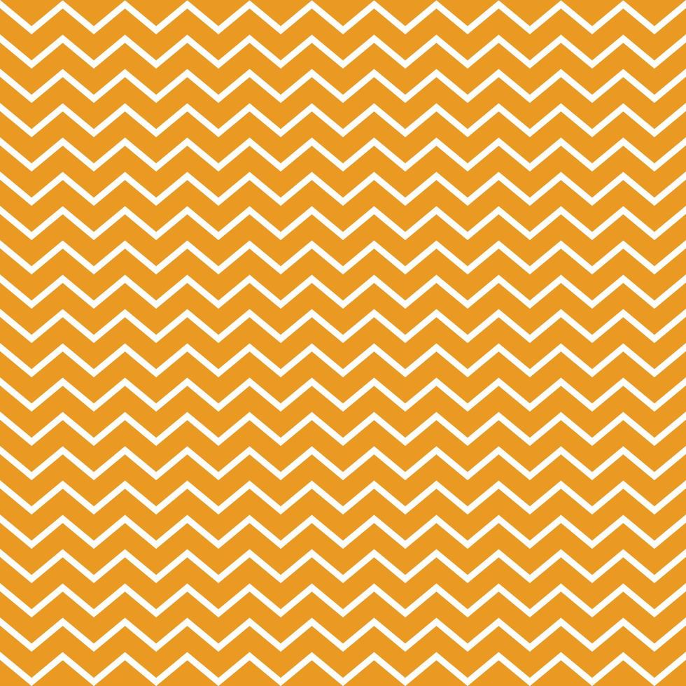 weißes Chevron-Muster auf orangefarbenem Hintergrund vektor