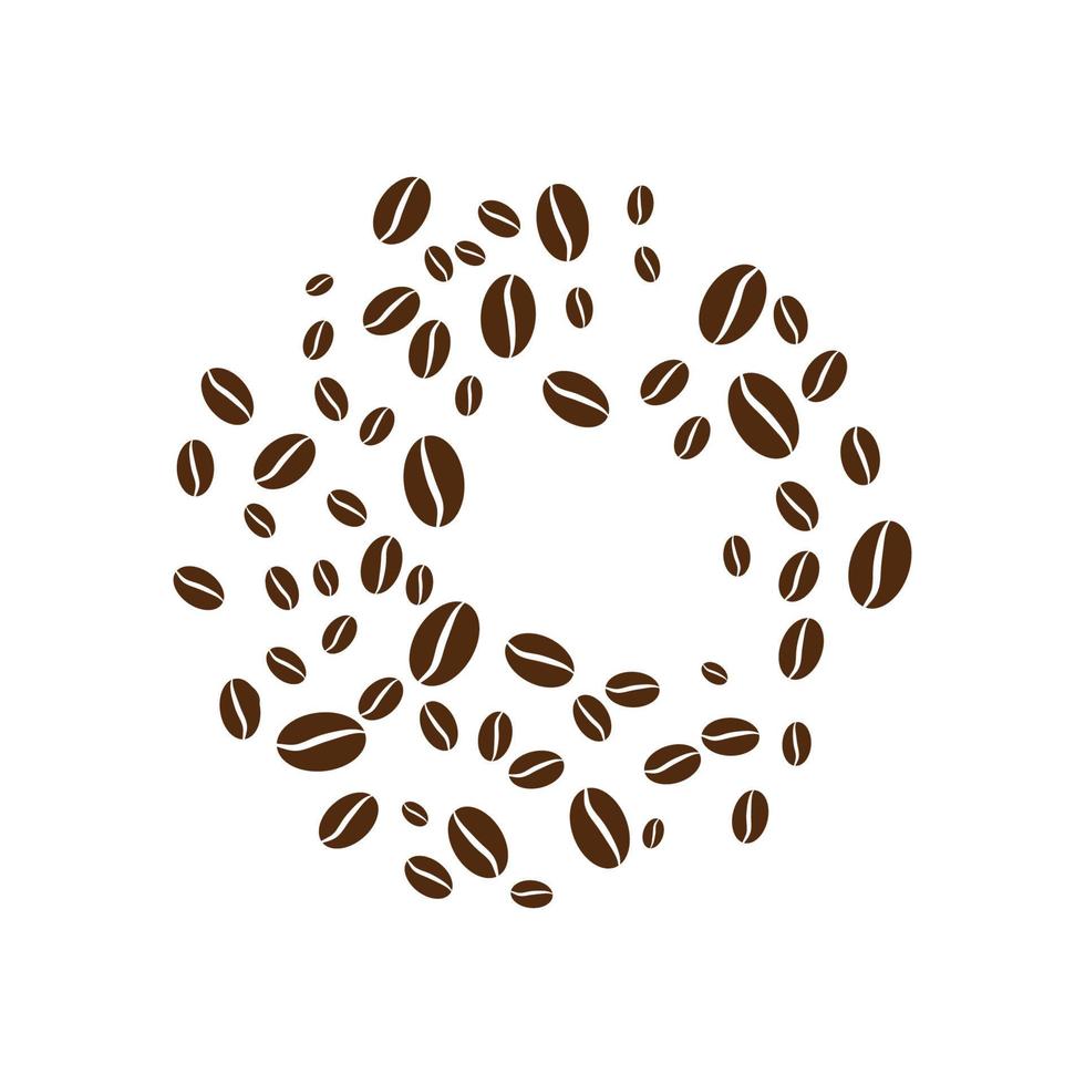 Kaffeebohne Symbol Vektor