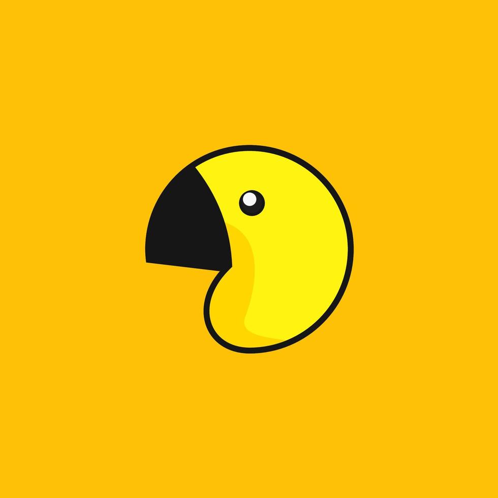 Logodesign mit Vogelillustration vektor