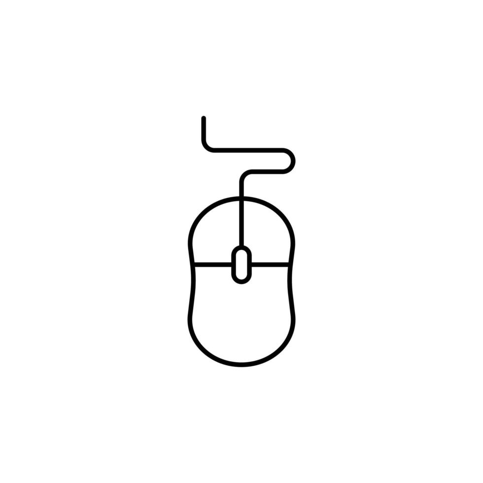 Maus-Symbol. Gliederungssymbol vektor