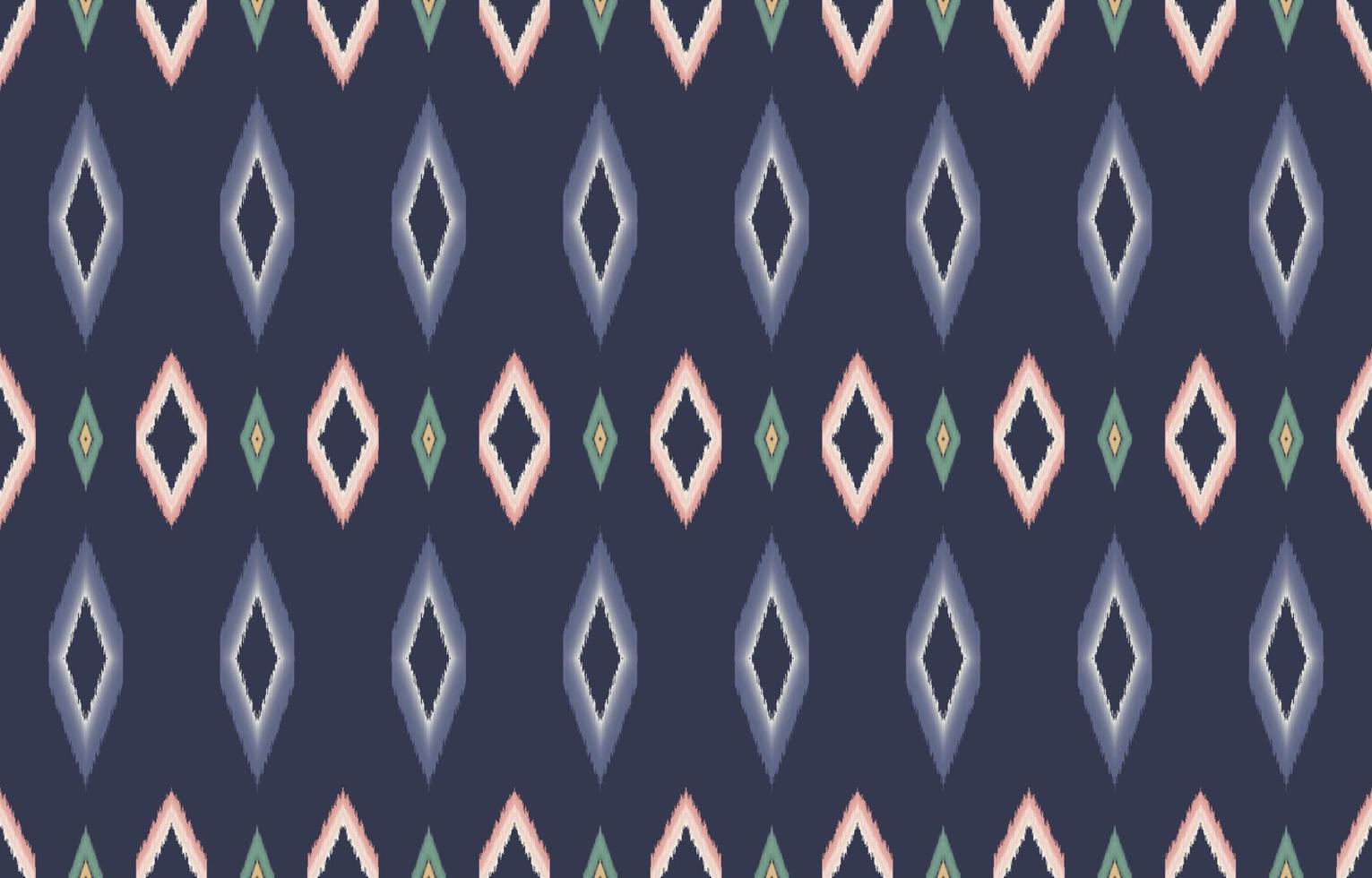 kunglig lyxig gammal ikat mönster. geometrisk etnisk stam- årgång retro stil. tyg textil- ikat sömlös mönster. indisk afrikansk asiatisk navajo aztec ikat skriva ut vektor abstrakt bakgrund.